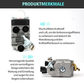 Carburettor Replacement for STIHL C1Q-S97 FS38 FS55R FS55 FS45 FS46 KM55R HL45 HS45 FS45L FS45C FS46C FS55C FS55RC FC55 Full Set Carburetor Accessories Included