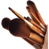 Catiblue 12-Piece Brown Makeup Brush Set