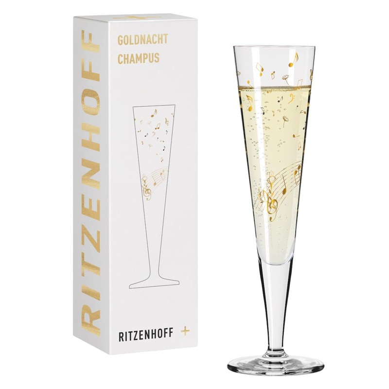 RITZENHOFF Goldnacht No. 46 1071046 Champagne Glass 200 ml with