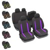 DBS 1012867 Universal Non-Slip Washable Car Seat Covers Purple