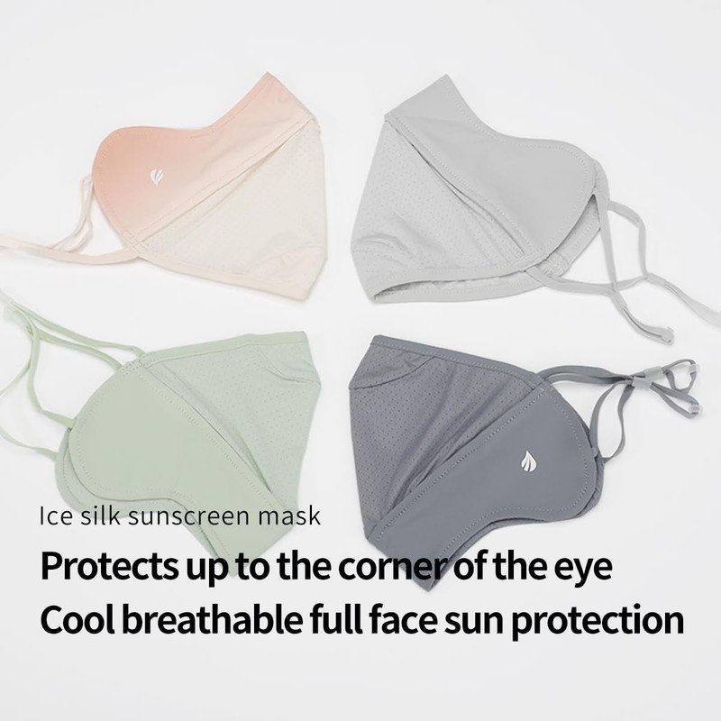 SPGOLF UPF 50+ Sun Protection Face Mask, UV Neck Gaiter