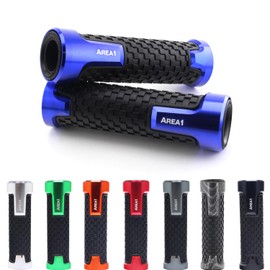 Area1 handlebar grips for MÓ 50 125 Barcelona, Menorca, Tarifa Elektroroller, TS Street Hunter E-Moped, CPX 90 E-Motorrad, CPX Pro, TC Max 95, TC TS Eco 45 (11,blue,22/24/25mm)
