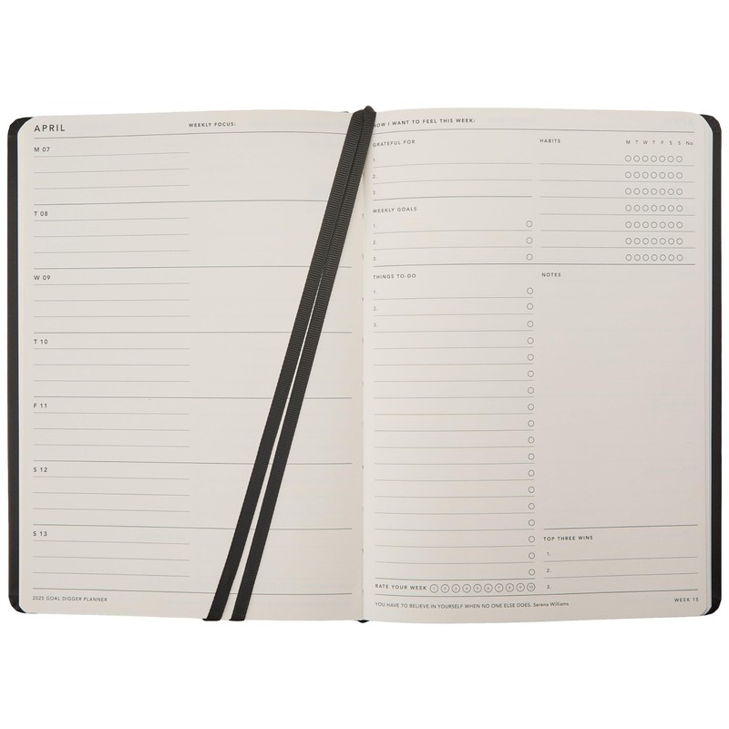 MiGoals - 2025 Bold Goal Digger Diary - Weekly Action