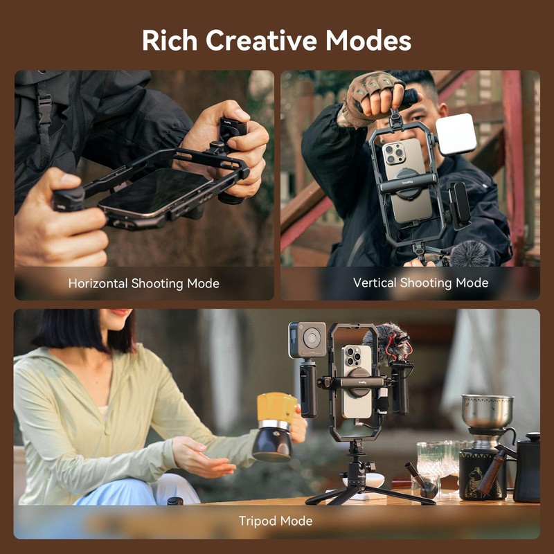 SMALLRIG Kit Básico de Soporte Universal para Teléfono de Liberación