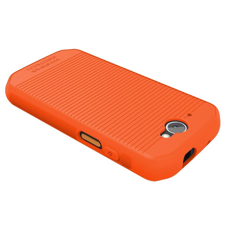 Wireless PROTECH Case Compatible with CAT S48C. Slim Flexible Rugged