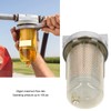 Fuel Filter Transparent 1.3in Fuel Dispenser Filter Filtering Accessory for