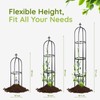 Idzo 100% Metal Obelisk Trellis for Climbing Plants Outdoor 6ft