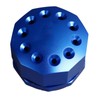 Screwdriver Storage Rack 10 Holes Aluminum Alloy Rotating Screwdriver Organizer