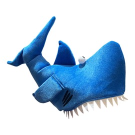 Cosmic Chameleon blue shark hat for summer fun adult to children, Designed for for Dress-Up Parties and Play Costume Accessories