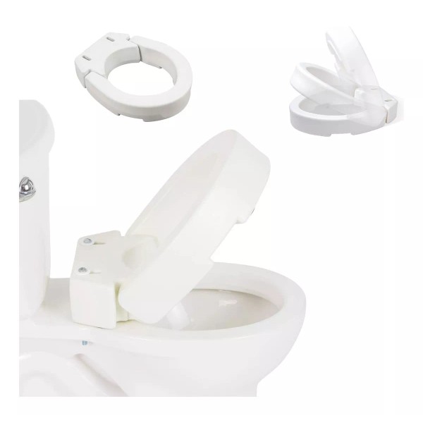 SuperConfort Incremento Wc Abatible, Elevador Para Inodoro | 9 Cm