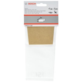 Bosch 3x Dust Bag (Accessories for Belt, Random Orbit, Orbital Sanders and Universal Routers),Brown,45cm x 40cm x 15cm