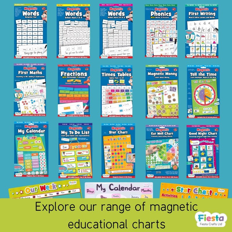 Fiesta Crafts Magnetic Words - School Years 3 & 4