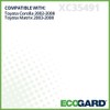 ECOGARD XC35491 Filtro de aire de cabina premium compatible con