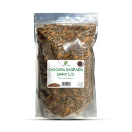 Herb To Body Cascara Sagrada Bark Cut & Sifted – 4 oz, Wildcrafted Rhamnus Purshiana for Detox Tea, Natural Laxatives for Gut Health and Digestive Detox