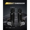 LESAUCE LED Side Mirrors LED Sequential Dynamic Smoked Lens Turn