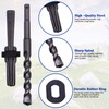 Csdtylh 6PCS Rock Splitting Wedges and 1PCS Rotary Hammer Drill