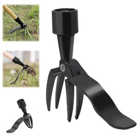 Funtery Removable Weed Removal Tool, No Bending, Durable Weed Cutter, Stand Weed Cutter and Root Remover, Durable Thistle Cutter, Garden Tools for Home