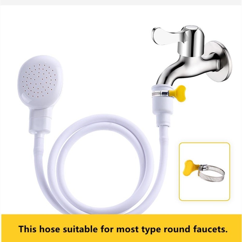 JIGCEN Portable Pet Shower Hose for Bath Taps