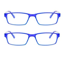 Naikomly 2 Pairs Nearsighted Glasses -2.00 Spring Hinges Distance Glasses