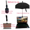 Laptop Sun Umbrella Foldable Laptop sun shade for Working Outside