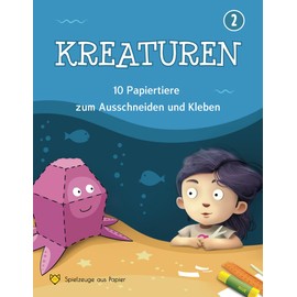Papier Spielzeuge zum Basteln mit Schere und Kleber: Einfache Bastelarbeiten aus Papier für Kinder