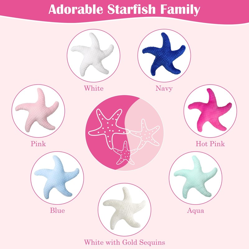 Starfish Pillow Decorative Throw Pillows Coastal Decor Pillow Beach Theme