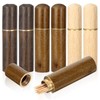 Josojoou 6PCS Portable Wooden Toothpick Holder, Multi-function Mini Toothpick Case