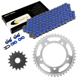 Caltric Blue Drive Chain And Sprocket Kit for Suzuki GSX-R600 2006-2010