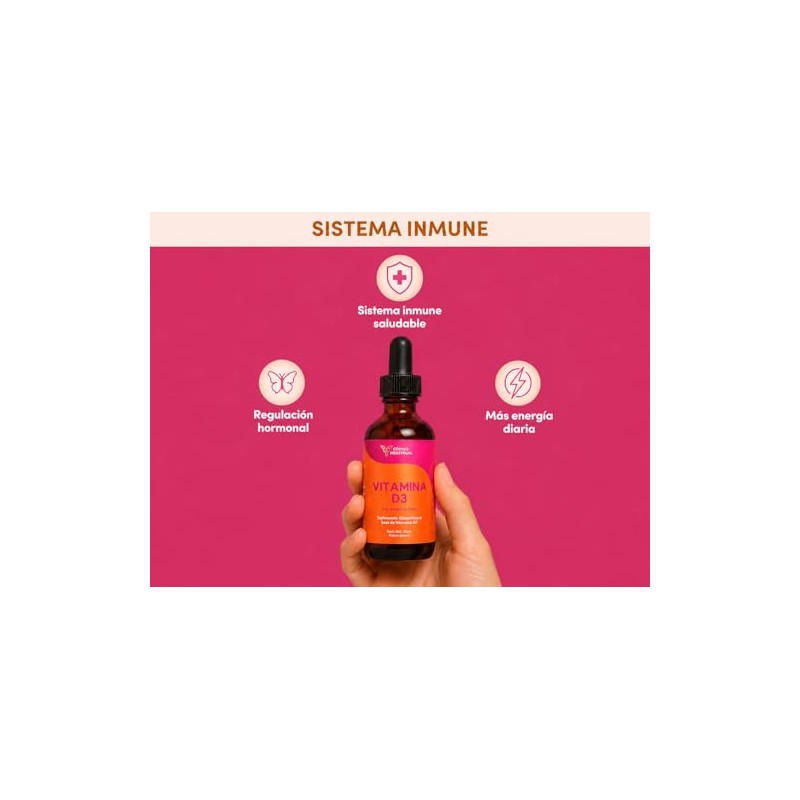 Vitamina D3 con Aceite de Oliva en Gotero 400IU por