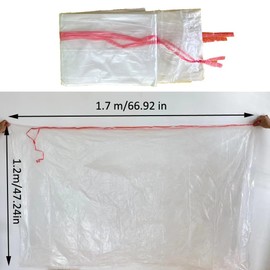 NentMent 2 Pack Mini Split Cleaning Bag Disposable Air Conditioner Cleaning Cover with Drawstring Waterproof Bag for Mini Split Air Conditioner Heater Wall-Mounted Ductless AC Unit Range Hood