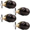 Probrico Oil Rubbed Bronze Hall/Closet Knobs, Interior Passage Door Knobs,