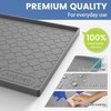 Jin&Bao Waterproof Under Sink Mat 34" x 22", Thick Silicone