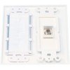 RiteAV Mesh Brush Coax Cable TV Wall Plate Dual 2