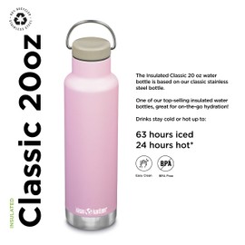 Klean Kanteen Classic VI Lotus Water Bottle, 592 ml