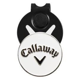 Callaway Hat Clip with Golf Marker Magnet White