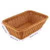 JEUIHAU 3 Pack Wicker Bread Baskets, 30 x 20 x