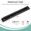 8" Black Kayak Gear Track Rail for YakAttack GTSL90 GearTrac