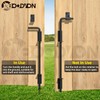 24" Cane Bolt Gate Drop Rod Heavy Duty Gate Hardware,