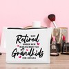 FBCCZEY Retirement Gifts Makeup Bag, Funny Retirement Gift for Women,