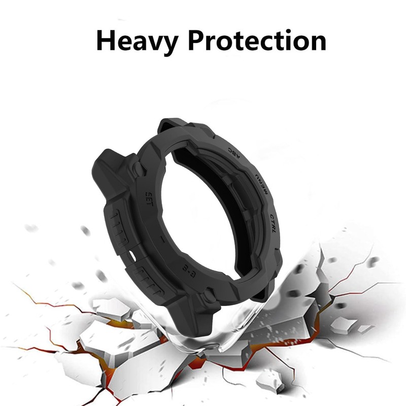 HOMTERN Cases Designed for Garmin instinct 3 50MM,Soft TPU Lightweight