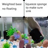 AQUANEAT Aquarium Air Powered Sponge Filter, Fish Tank Bio Bubble