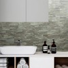 AULIGET 100-Piece Faux Stone Peel and Stick Backsplash Wall Tiles,