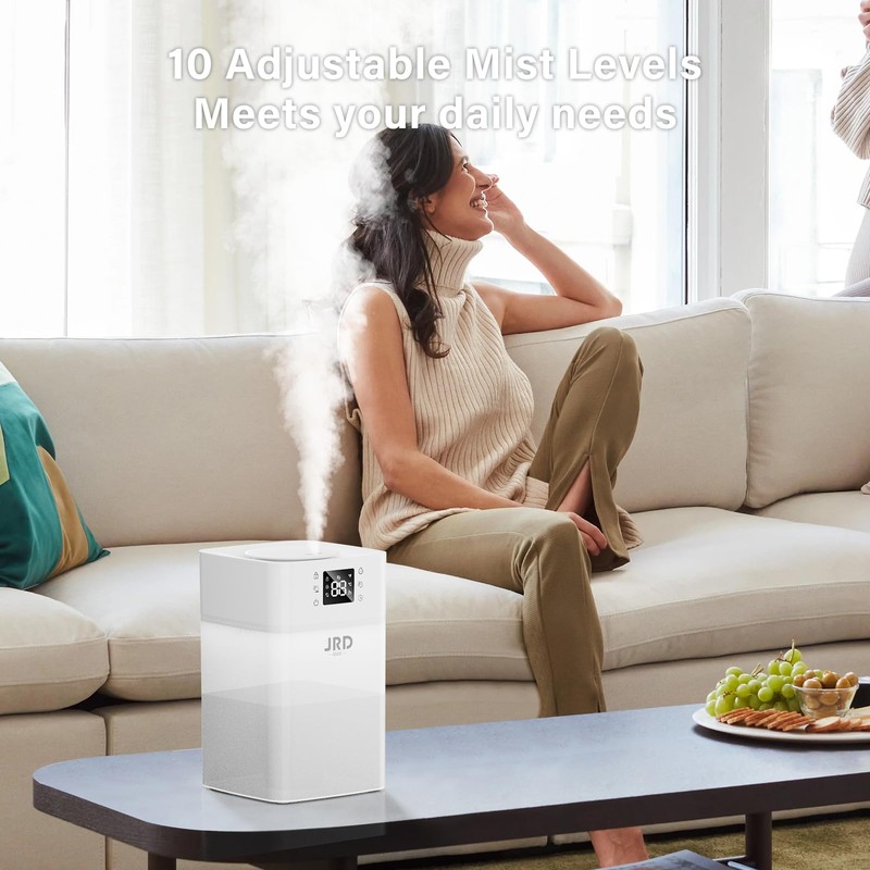 JRD 4L Humidifiers for Bedroom, Cool Mist Humidifier for Large