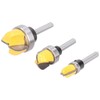 Mxzzand Core Box Router Bit 6 mm Shank Bowl and
