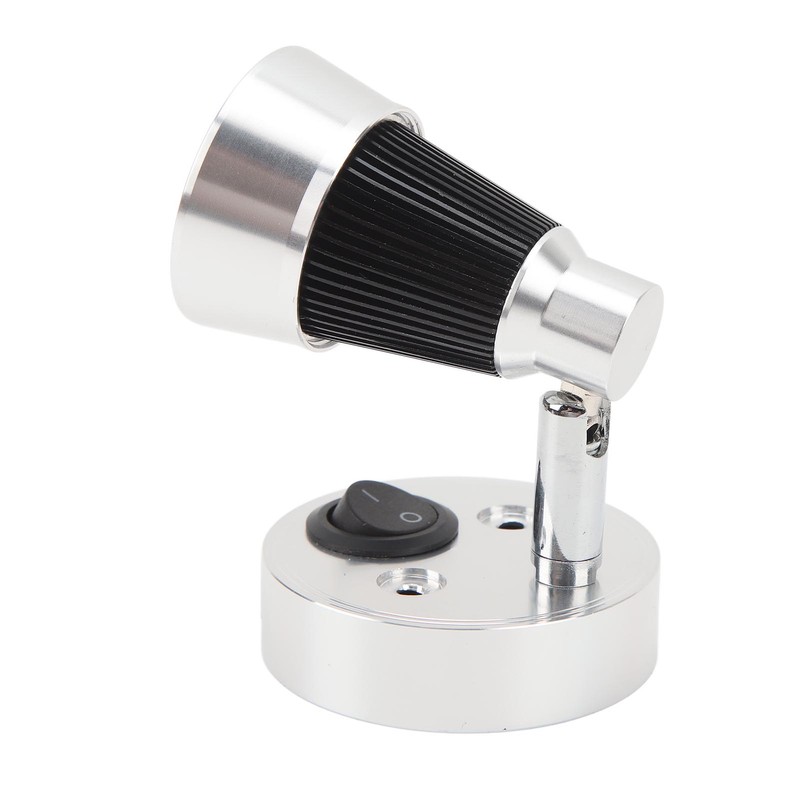 LED RV Bedside Lamp DC12 to 24V Silver 3W 3000K