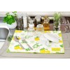 Kawasaki Corporation Table Dish Towel, Herb & Lemon, Size: 11.8