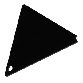 Operitacx Snowboard -Wachs -Schaber Snowboard-Schaber Wachsschaber für Skibretter Snowboard-Wachsschaber Skiwachsschaber Wachsschaber-Werkzeug Snowboardwachs Skiwachsentferner Acryl Schwarz