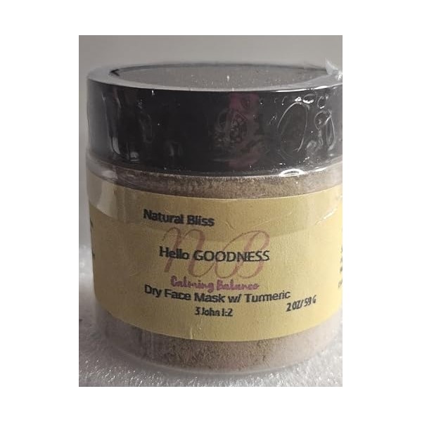 Calming Balance Dry Face Mask w/Turmeric