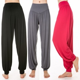 Modern Dance High-Waist Black Modal Lantern Yoga & Dance Practice Pants Pants S/Navy Pants 3ea