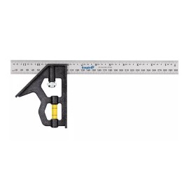 Empire Escuadra De Acero Con Vial De Acrílico De 12 PuLG 30 Cm Ehp
